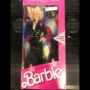 Vintage Army Barbie Doll